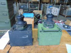 2 x Land Rover FFR Antenna Wing Boxes c/w Base and Tuning Unit