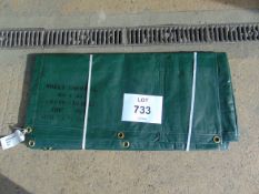 New Unissued 4m x 4m Tarpaulin Sheet
