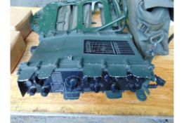 Clansman UK RT 320 HF Transmitter Receiver c/w 2 Spare Batteries etc