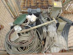 Stillage of Tools, Air Lines, Chocks ect.