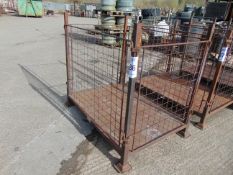 Steel Stacking Stillage with removeable sides and corner posts