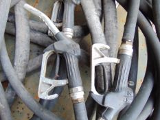 5 x Refuelling Hose c/w Automatic ZVA Delivery Nozzle