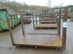 Heavy Duty MOD Steel Stacking Stillage w/ Removeable Side Bars & Corner Posts