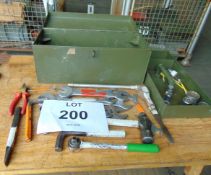 Ex MOD Tool Box w/ Various Tools