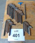 Assortment of Allen Keys