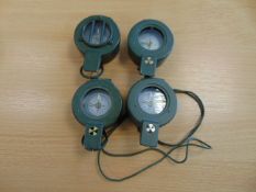 4 x M88 Francis Barker British Army Prismatic Compass