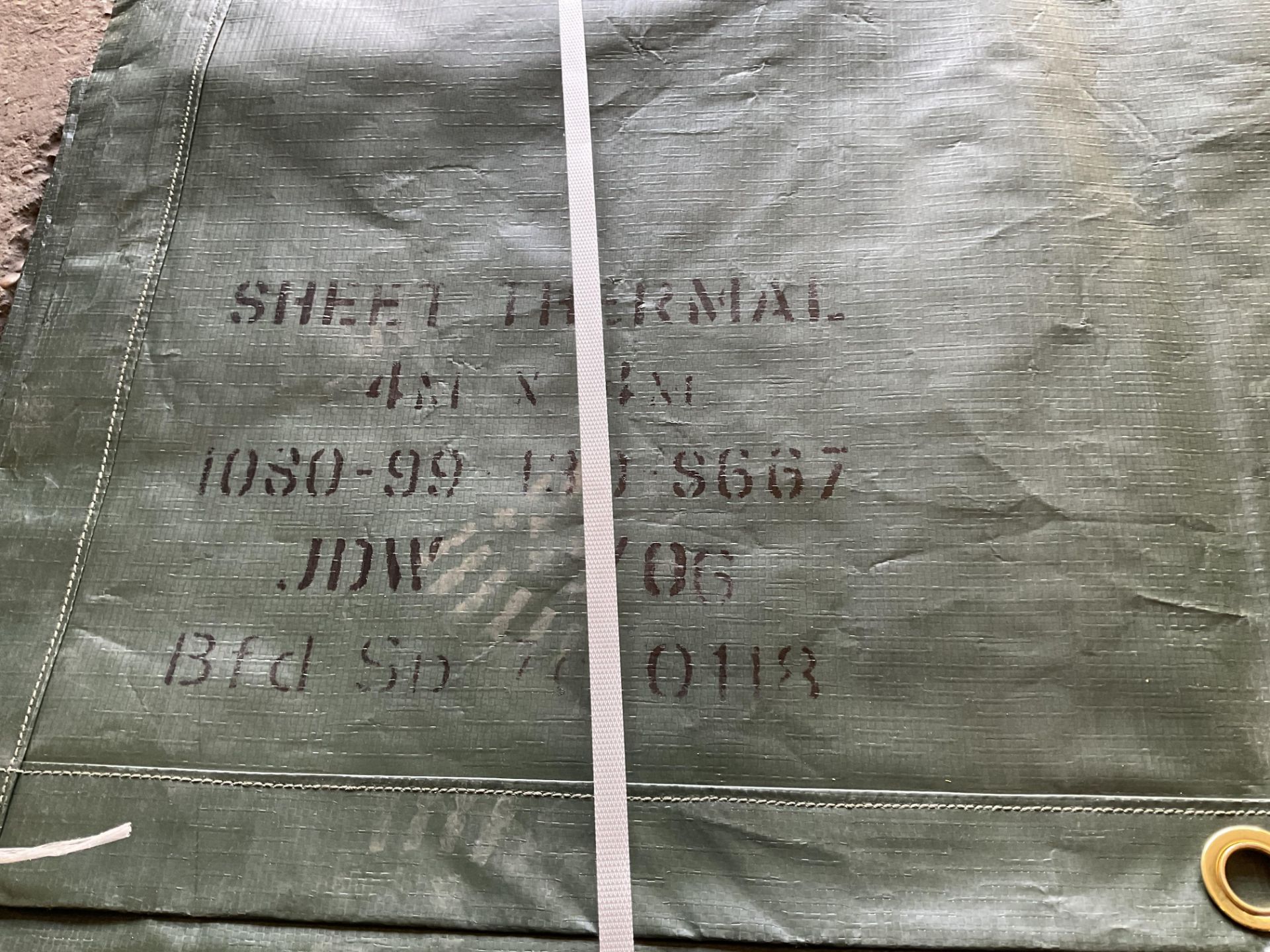 NEW UNISSUED 4M X4M TARPAULIN SHEET - Image 2 of 3