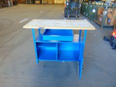 Clarke Workshop Bench c/w Cabinet / key and door