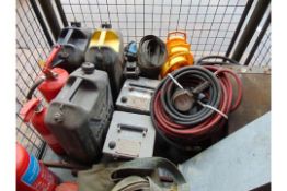 1 x Stillage Air Lines Wheel Chocks, Jerry Cans, Cooking Vessels, Ratchet Straps, Fire Extinguisher