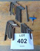 Assortment of Allen Keys