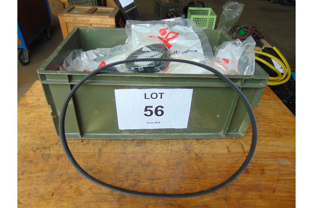25 NEW UNISSUED ALTERNATOR BELTS PART N. 3030-99-408-5389 - Image 1 of 5