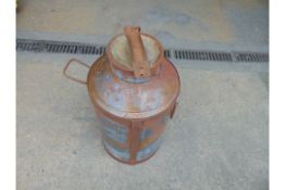 Galvanised Antique 5 gall Milk Churn