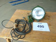 1 x FV159907 Vehicle Search Light c/w Leads, Bracket etc