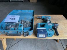 2X MAKITA DRILLS AND CASE