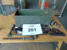 Ex MOD Tool Box w/ Various Tools as shown