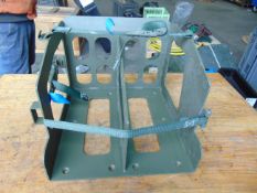 New Unissued Aluminium Double Jerry Can Mount c/w Straps