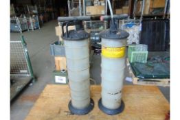 2 x Sealey Oil & Fluid remover from U.K. Fire & Rescue Workshop