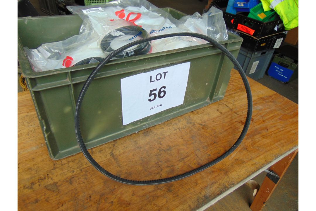 25 NEW UNISSUED ALTERNATOR BELTS PART N. 3030-99-408-5389 - Image 3 of 5