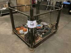 1X STILLAGE OF TOOLS, AIR LINES, ROPE, 3M FILTERS , SPARES. ETC