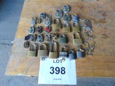 Assortment of Various Padlocks