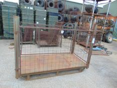 Heavy Duty MOD Steel Stacking Stillage w/ Removeable Side Bars & Corner Posts