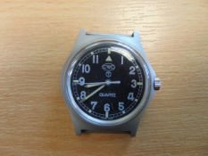 V Rare Unissued CWC (Cabot Watch Co Switzerland) 0552 Royal Marines / Navy Issue Service Watch 1990