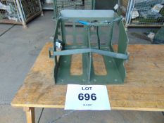 New Unissued Aluminium Double Jerry Can Mount c/w Straps