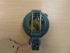 Stanley London British Army Brass Prismatic Compass in Mils, Made in UK