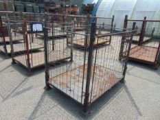 Home Office Steel Stacking Stillage W/ Removable Posts & Sides