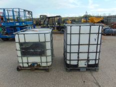 2 x Intermediate Bulk Containers (IBC)