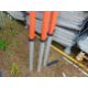 5 x Aluminium 6ft Fence Barriers - Image 3 of 4