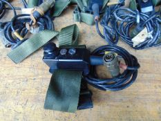 Q 12 x Rare Clansman Morse Keys c/w Leg / Knee Strap