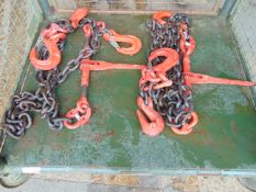 2 x New Unissued Heavy Duty Load Binders, Chains and Hooks from MoD