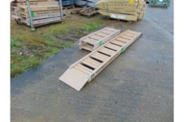 2 x (Pair) Aluminium 600kgs 2.5m Ramps from MoD