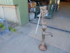 Lovely Antique Cast Iron Hand Pump Ideal for Garden etc