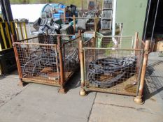 2 x Stillages Q10 2VA Automatic Refuelling Pipes c/w Nozzle etc