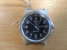 Rare CWC 0552 Royal Marines / Navy Issue Service Watch Nato Marks, Date 1990, * GULF WAR 1 *
