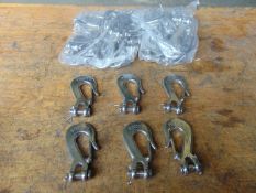 25 x New Unissued Stainless Steel 100016 Hooks c/w Pins etc, Original Packing