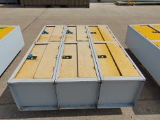 Personnel / Equipment Locker Unit - 6 Compartments