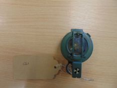 Stanley London British Army Brass Prismatic Compass in Mils, Made in UK