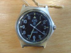 Nice CWC W10 British Army Service Watch Nato Marks, Date 1991, * GULF WAR 1 *