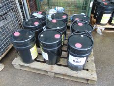9 x 20 Litre Drums of Shell Corena S2 P100, New Unissued MoD Reserve Stocks
