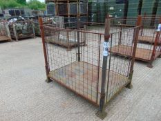 Home Office Steel Stacking Stillage W/ Removable Posts & Sides
