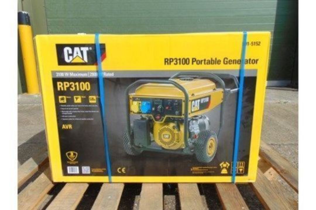 New & Unissued Caterpillar RP3100 Industrial Petrol Generator Set - Image 1 of 9