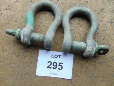 2 x 25 ton Lifting Shackles