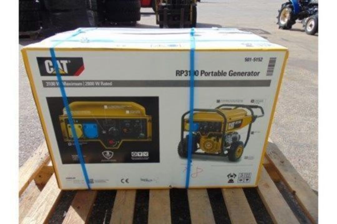New & Unissued Caterpillar RP3100 Industrial Petrol Generator Set - Image 5 of 9