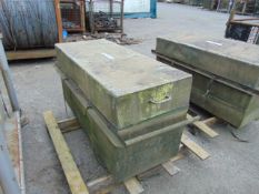 Aluminium Demountable Tool Box, Ideal for Pick-Ups Transits etc w/ Lifting Handles