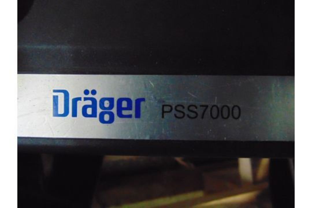 Drager PSS 7000 Self Contained Breathing Apparatus w/ 2 x Drager 300 Bar Air Cylinders - Image 14 of 21