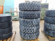 5 x Michelin 335/80 R20 XZL MPT Tyres