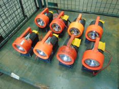 8 x Wolflite Handlamp w/ Charging Base